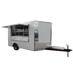 8.5′ x 12′ Concession Trailer White Event Catering Food