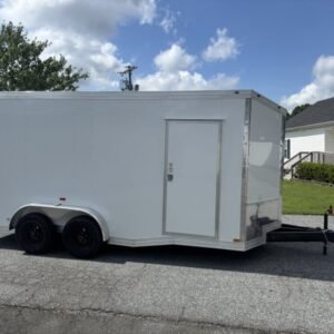 7K GVWR Rear Ramp Enclosed Cargo Trailer