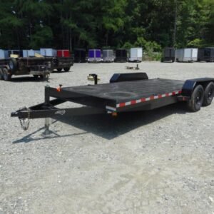 Road-Ready 7x18 Nolan Car Hauler Trailer — Open Auto Transport, Steel Deck, 7000 lb GVWR