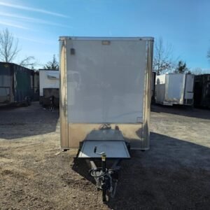 7′ X 12′ White Concession Trailer Food Event Catering