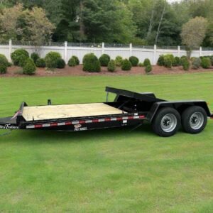 Quality Tilt Trailer 81″x22′ 17k Black Equipment Trailer