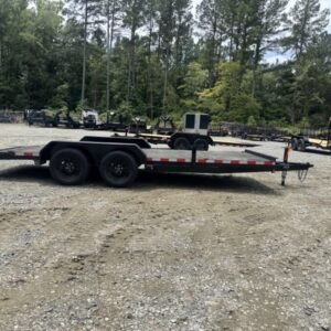High-Capacity 7x18 Nolan Car Hauler Trailer — Open Auto Transport, Steel Deck, 7000 lb GVWR