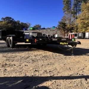 Professional Grade 7x18 Big Tex 60EC Car Hauler Trailer — Tandem Axle, Wood Deck, 6000 lb GVWR