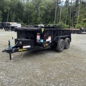 High-Capacity Tandem Axle 10 ft Dump Trailer — 7K GVWR Hydraulic Dump Bed