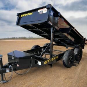 Rugged Steel Frame Dump Trailer — Hydraulic Dump Bed — Stock EATX