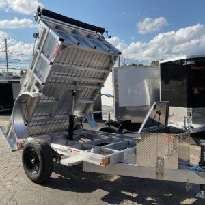 Road-Ready Performance Hydraulic Lift Dump Trailer — 5K GVWR Hydraulic Dump Bed