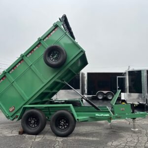 Jobsite-Ready 48 ft Dump Trailer — 10K GVWR Hydraulic Dump Bed