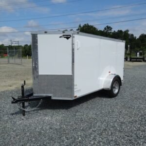 3K GVWR Rear Ramp Enclosed Cargo Trailer
