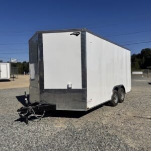 2026 Quality Cargo 8.5x16 Concession Barn Door 50 Amp Electrical