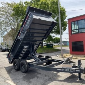 High-Capacity Tandem Axle 81 ft Dump Trailer — 14K GVWR Hydraulic Dump Bed