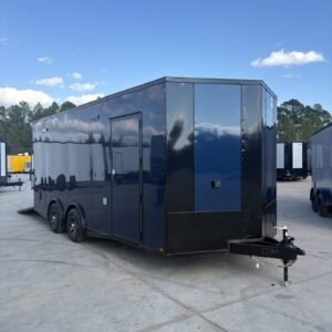 Titanium Cargo 8.5x20TA Indigo Blue Race Trailer