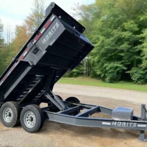 Road-Ready Performance Hydraulic Lift 81 ft Dump Trailer — 12K GVWR Hydraulic Dump Bed