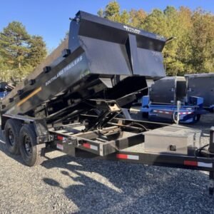 Road-Ready Performance Hydraulic Lift 12 ft Dump Trailer — 15K GVWR Hydraulic Dump Bed
