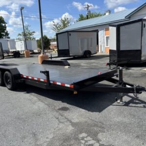 Premium Build 7x18 Nolan Car Hauler Trailer — Open Auto Transport, Steel Deck, 7000 lb GVWR