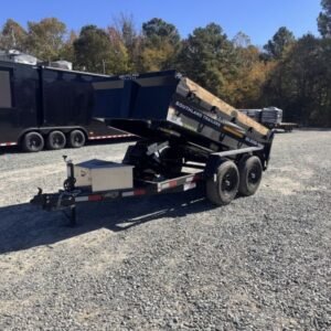 High-Capacity Industrial Strength 10 ft Dump Trailer — 11K GVWR Hydraulic Dump Bed — Stock KFR6
