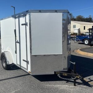 3K GVWR Rear Ramp Enclosed Cargo Trailer