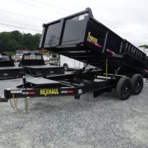 Commercial-Grade 14 ft Dump Trailer — 15K GVWR Hydraulic Dump Bed
