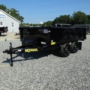 Jobsite-Ready 10 ft Dump Trailer — 7K GVWR Hydraulic Dump Bed