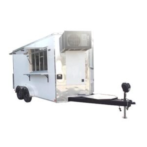 7′ X 14′ White Concession Trailer Food Event Catering