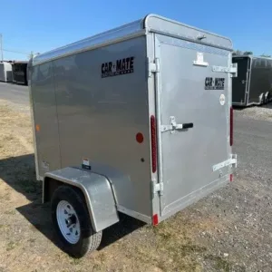Car-Mate-4x6-Enclosed-Cargo-Trailer-Single-Rear-Door-Torsion-Axle-Luggage-Trailer-4.webp