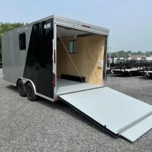 Car-Mate-8.5x16-V-Nose-Enclosed-Cargo-Trailer-AC-Unit-Windows-Cabinets-Aluminum-Wheels-Torsion-Axles.webp