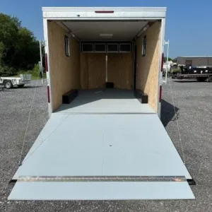 Car-Mate-8.5x16-V-Nose-Enclosed-Cargo-Trailer-Light-Package-Cabinets-AC-Unit-3.webp