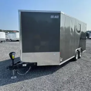 Car-Mate-8.5x16-V-Nose-Enclosed-Cargo-Trailer-Light-Package-Cabinets-AC-Unit-6.webp