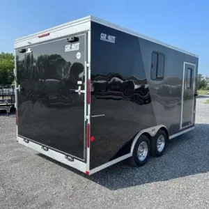 Car-Mate-8.5x16-V-Nose-Enclosed-Cargo-Trailer-Light-Package-Cabinets-AC-Unit-9.webp