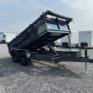 Covered Wagon 6 x 12 Prospector Dump Trailer