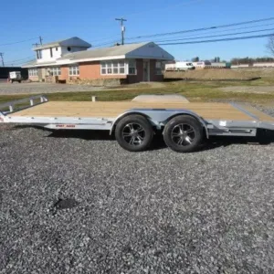 Sport-Haven-7x18-Aluminum-Open-Car-Trailer-Slide-Out-Ramps-Wood-Deck-Aluminum-Wheels-3.webp