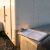 White contractor trailer with insurance documents on the tongue box — contractor trailer insurance riders at PrimeLoad